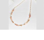 Women Necklace - Pink/Golden