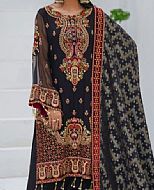 Navy Chiffon Suit- Pakistani Chiffon Dress