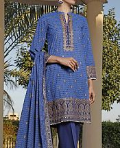 Blue Lawn Suit- Pakistani Designer Lawn Dress