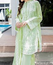 Aik Light Green Lawn Suit- Pakistani Designer Lawn Suits