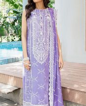 Aik Lavender Lawn Suit- Pakistani Designer Lawn Suits