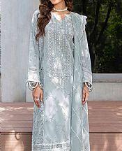 Ice Blue Lawn Suit