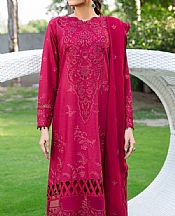 Aik Magenta Lawn Suit- Pakistani Lawn Dress