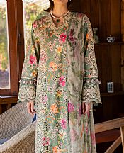 Aabyaan Pistachio Lawn Suit- Pakistani Lawn Dress