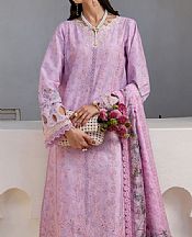 Aabyaan Lavender Lawn Suit- Pakistani Designer Lawn Suits