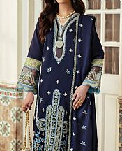 Navy Blue Viscose Suit