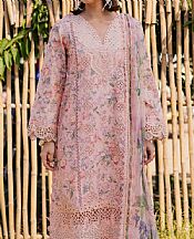Aabyaan Pink Lawn Suit- Pakistani Designer Lawn Suits