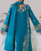 Aabyaan Dark Turquoise Viscose Suit- Pakistani Winter Dress