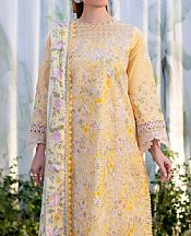 Aabyaan Sand Gold Lawn Suit- Pakistani Designer Lawn Suits