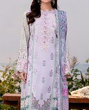 Aabyaan Lilac/Off White Lawn Suit- Pakistani Lawn Dress
