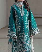 Aabyaan Sea Green Lawn Suit- Pakistani Lawn Dress