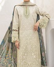 Aabyaan Green Mist Lawn Suit- Pakistani Designer Lawn Suits