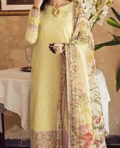 Aabyaan Cream Lawn Suit- Pakistani Designer Lawn Suits