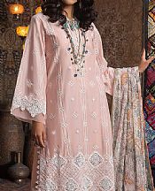 Adans Libas Oyster Pink Lawn Suit- Pakistani Lawn Dress