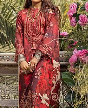 Adans Libas Wine Red Lawn Suit- Pakistani Lawn Dress