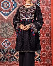 Adans Libas Black Lawn Suit (2 Pcs)- Pakistani Lawn Dress