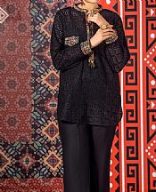 Adans Libas Black Lawn Suit (2 Pcs)- Pakistani Lawn Dress