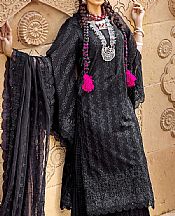 Adans Libas Black Lawn Suit- Pakistani Lawn Dress
