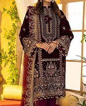 Maroon Velvet Suit- Pakistani Winter Clothing