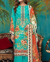 Cyan Linen Suit- Pakistani Winter Clothing