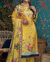 Yellow Linen Suit- Pakistani Winter Clothing