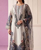Light Grey Lawn Suit