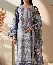 Adans Libas Grey Lawn Suit- Pakistani Lawn Dress