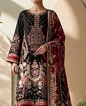 Adans Libas Black Lawn Suit- Pakistani Designer Lawn Suits