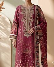 Adans Libas Solid Pink Lawn Suit- Pakistani Lawn Dress