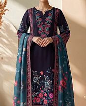 Adans Libas Indigo Lawn Suit- Pakistani Lawn Dress