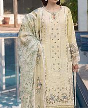 Adans Libas Cream Lawn Suit- Pakistani Designer Lawn Suits