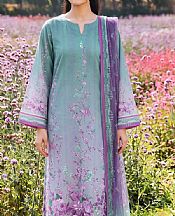 Adans Libas Sage/Lavender Lawn Suit- Pakistani Lawn Dress