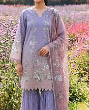 Adans Libas Cadet Blue Lawn Suit- Pakistani Lawn Dress