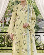 Adans Libas Lime Green Lawn Suit- Pakistani Lawn Dress