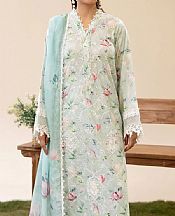 Turquoise Lawn Suit