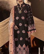 Adans Libas Black Lawn Suit- Pakistani Designer Lawn Suits