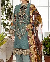Tiffany Blue Lawn Suit- Pakistani Lawn Dress