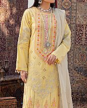 Adans Libas Sand Gold Lawn Suit- Pakistani Lawn Dress