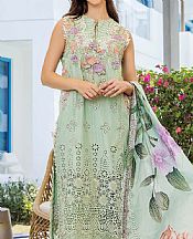 Adans Libas Pistachio Green Lawn Suit- Pakistani Lawn Dress