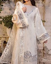 Adans Libas Off White Lawn Suit- Pakistani Designer Lawn Suits