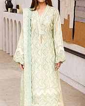 Adans Libas Light Green Lawn Suit- Pakistani Lawn Dress