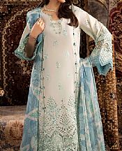 Adans Libas Off-white Lawn Suit- Pakistani Designer Lawn Suits