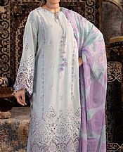 Adans Libas Light Grey Lawn Suit- Pakistani Designer Lawn Suits