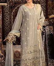 Adans Libas Grey Lawn Suit- Pakistani Lawn Dress