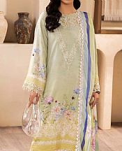 Adans Libas Thistle Green Lawn Suit- Pakistani Lawn Dress