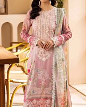 Adans Libas Tea Pink Lawn Suit- Pakistani Designer Lawn Suits