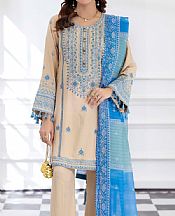 Adans Libas Ivory Dhanak Suit- Pakistani Winter Dress
