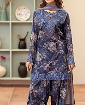 Adans Libas Oxford Blue Lawn Suit- Pakistani Lawn Dress