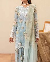 Adans Libas Light Turquoise Lawn Suit- Pakistani Designer Lawn Suits