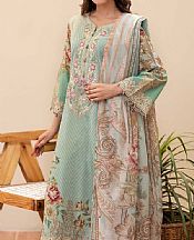 Adans Libas Aqua Lawn Suit- Pakistani Lawn Dress